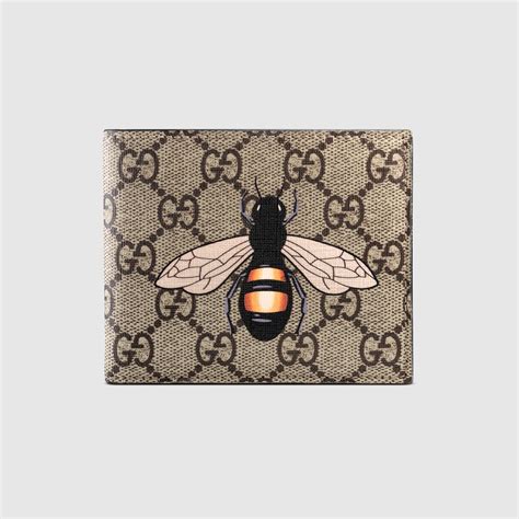 gucci wallet with bee in the middle|gucci bee wallet women's.